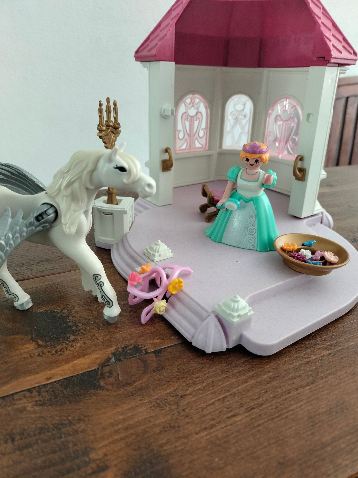 huisje met prinses en Pegasus Playmobil, Ophalen of Verzenden, Zo goed als nieuw