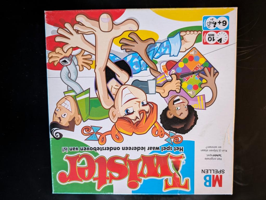 Twister Bordspel, Hobby en Vrije tijd, Gezelschapsspellen | Bordspellen, Vijf spelers of meer, Ophalen of Verzenden, Zo goed als nieuw