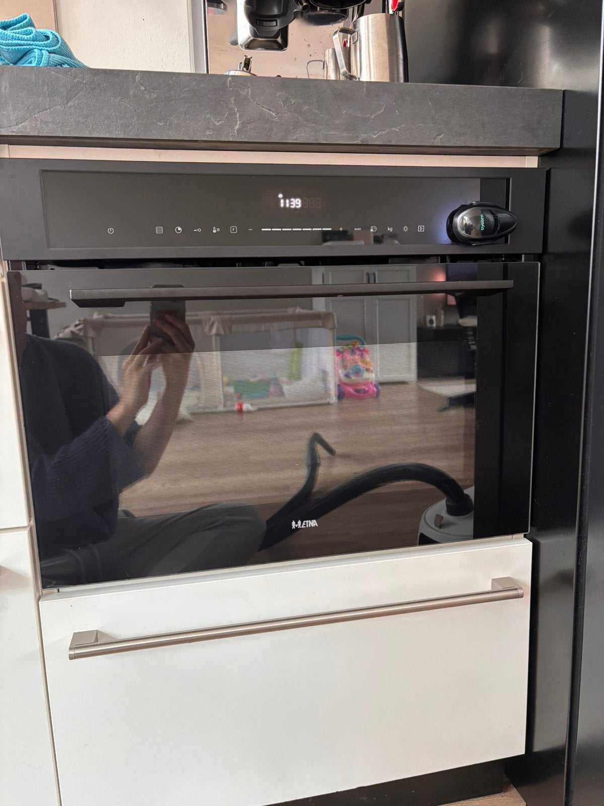 Etna CM250 combioven van 1 jaar oud. Inbouw, Ophalen, 45 tot 50 cm, Inbouw, Combi-oven