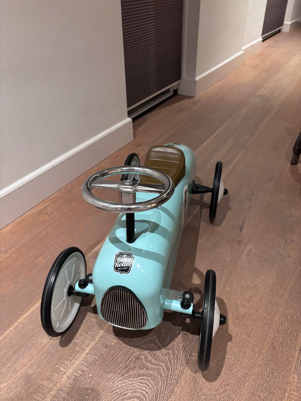 Retro Roller Colin loopauto - Mintgroen, Ophalen of Verzenden, Zo goed als nieuw