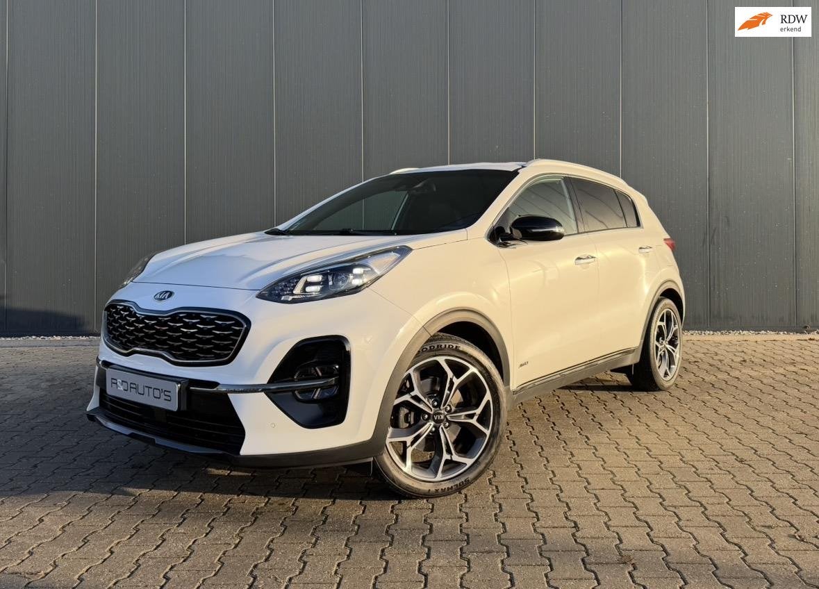 Kia Sportage 1.6 T-GDI GT-Line trekhaak- kia garantie, Automaat, Gebruikt, 4 cilinders, Wit