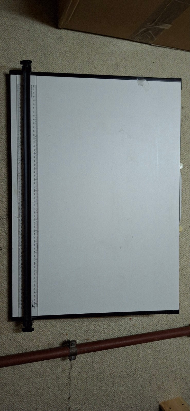 Tekentafel Trueline A1 met parallelle liniaal, Doe-het-zelf en Verbouw, Tekentafels, Ophalen of Verzenden, Gebruikt, Minder dan 130 cm