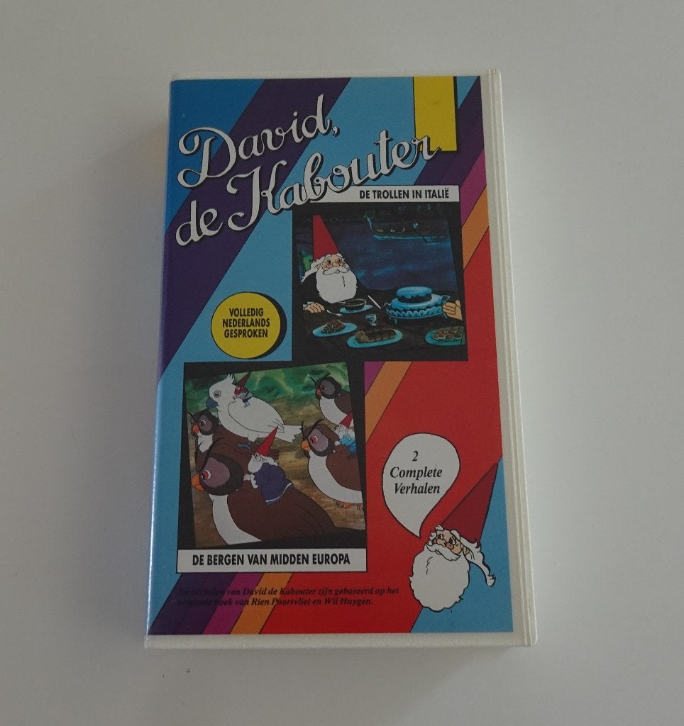 David De Kabouter - Tekenfilm op VHS, Alle leeftijden, Ophalen, Zo goed als nieuw