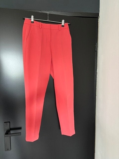 Slim fit pantalon van WE maat 34 (ZGAN!), WE, Nieuw, Ophalen of Verzenden, Roze