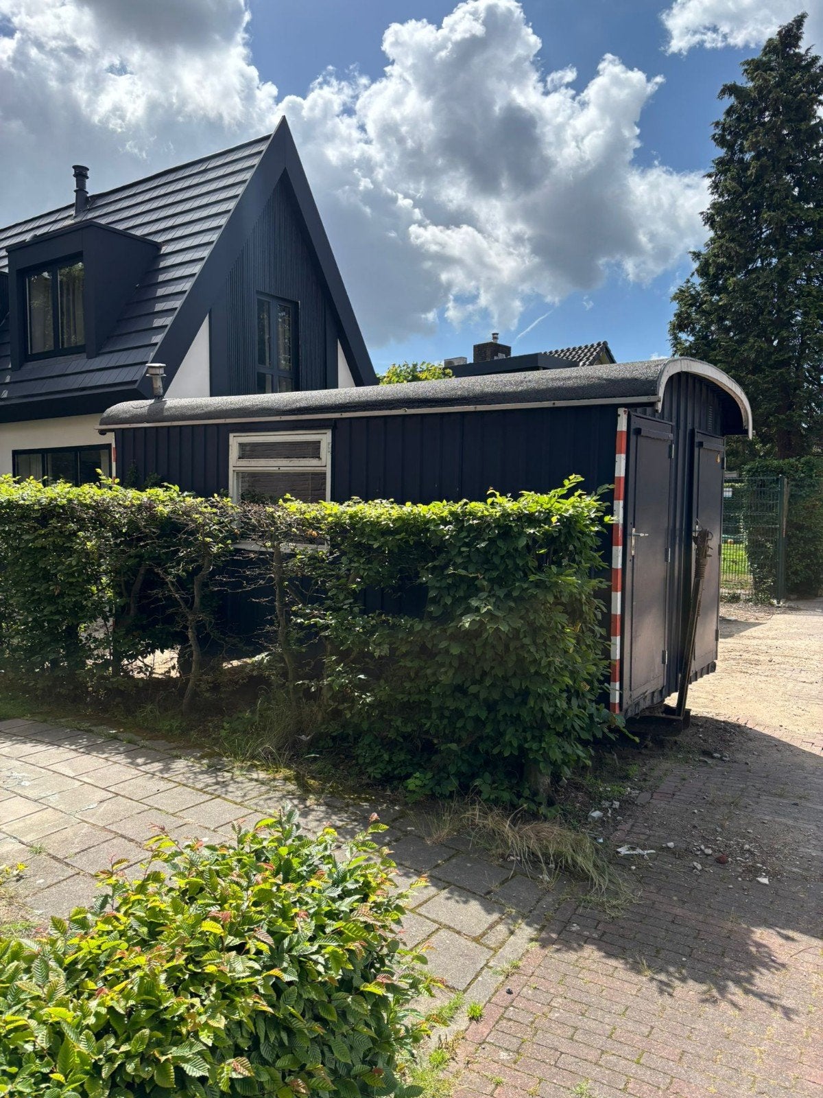 Robuuste bouwkeet / pipowagen te koop, Doe-het-zelf en Verbouw, Bouwketen en Schaftketen, Ophalen of Verzenden