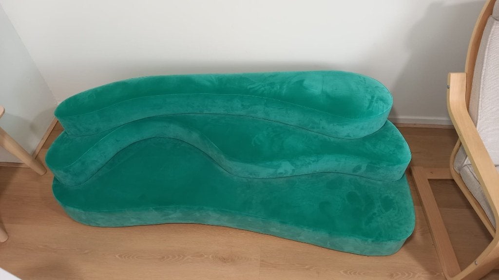 Children's Sofa, Ophalen, Groen, 78 cm, Kinderbureau