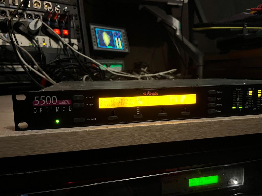 Orban Optimod-FM 5500 Digitale Audio Processor, Ophalen of Verzenden, Zo goed als nieuw, Audio