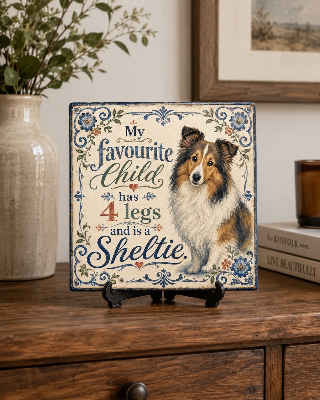 My Favourite Child - Sheltie tegel klein, Ophalen of Verzenden, Nieuw