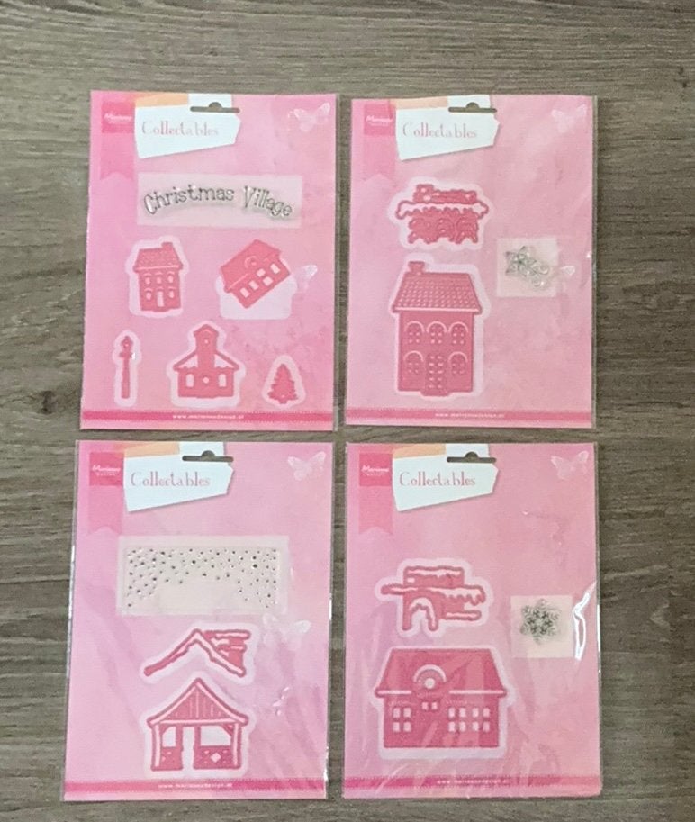 Snijmallen kerstdorp marianne design, Ophalen of Verzenden, Zo goed als nieuw, Overige thema's, Pons of Mal