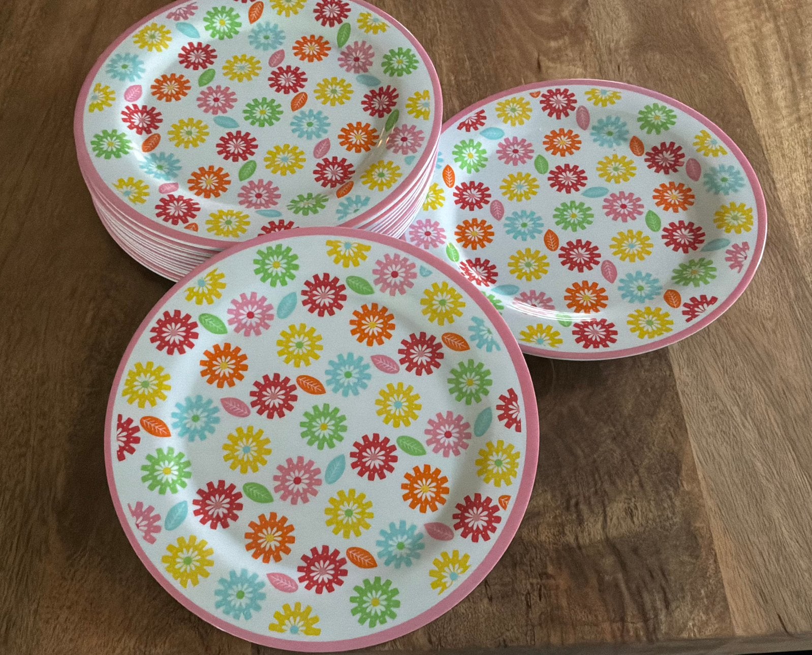 Melamine , borden, Ophalen, Overige materialen, Zo goed als nieuw, Bord(en)