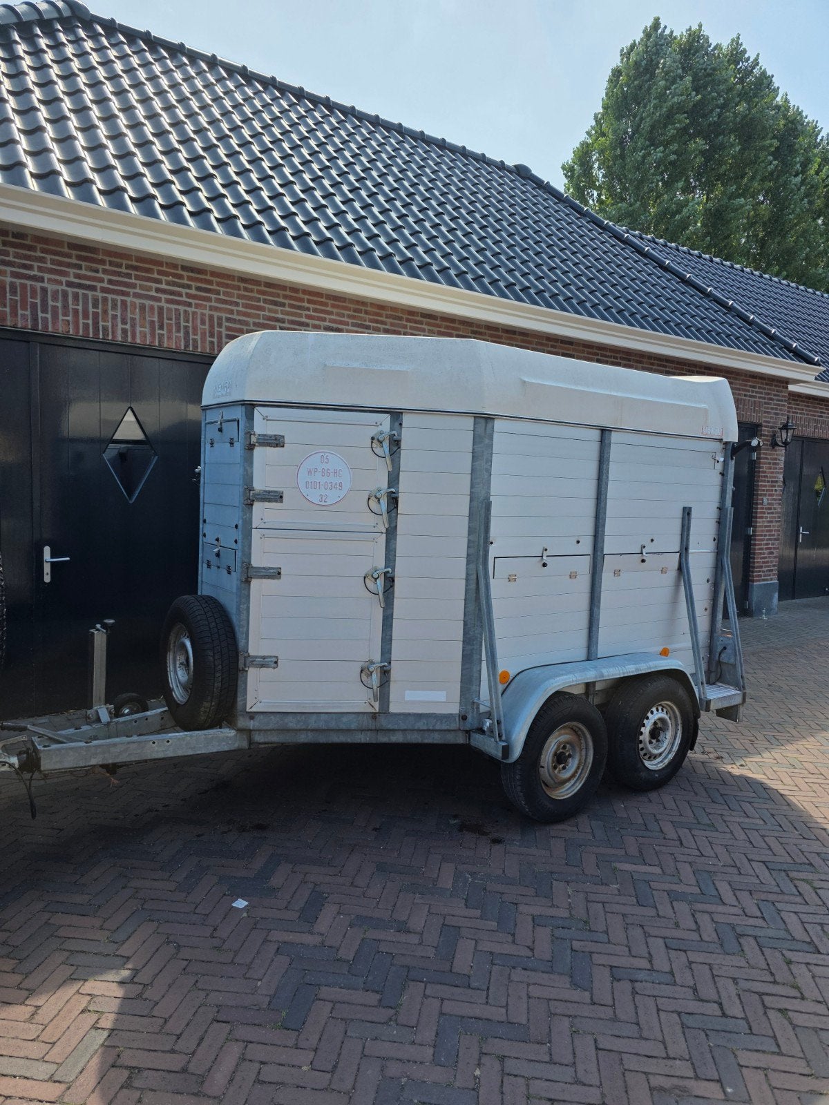 aluminium henra tk27 veetrailer, veewagen, veekar, Auto diversen, Ophalen, Zo goed als nieuw