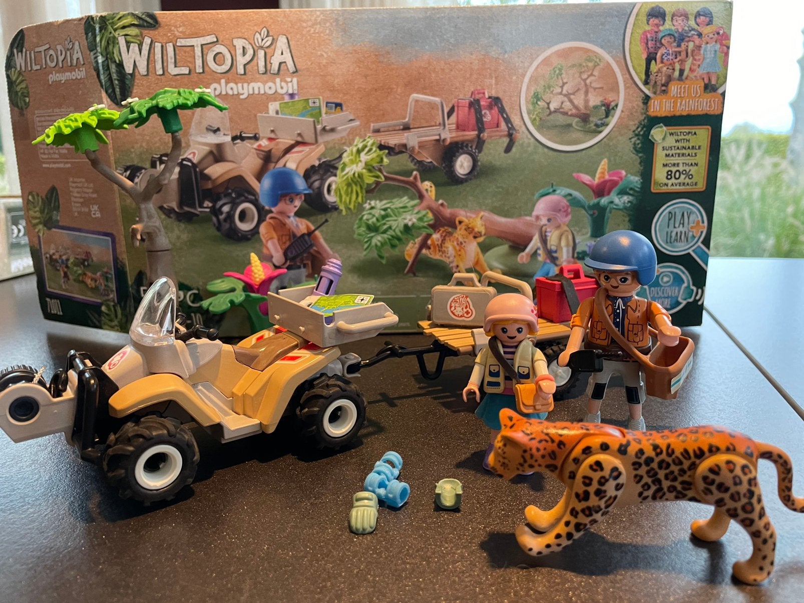 Playmobil 71011 Wiltopia dieren reddingssqad, Ophalen of Verzenden, Zo goed als nieuw, Complete set