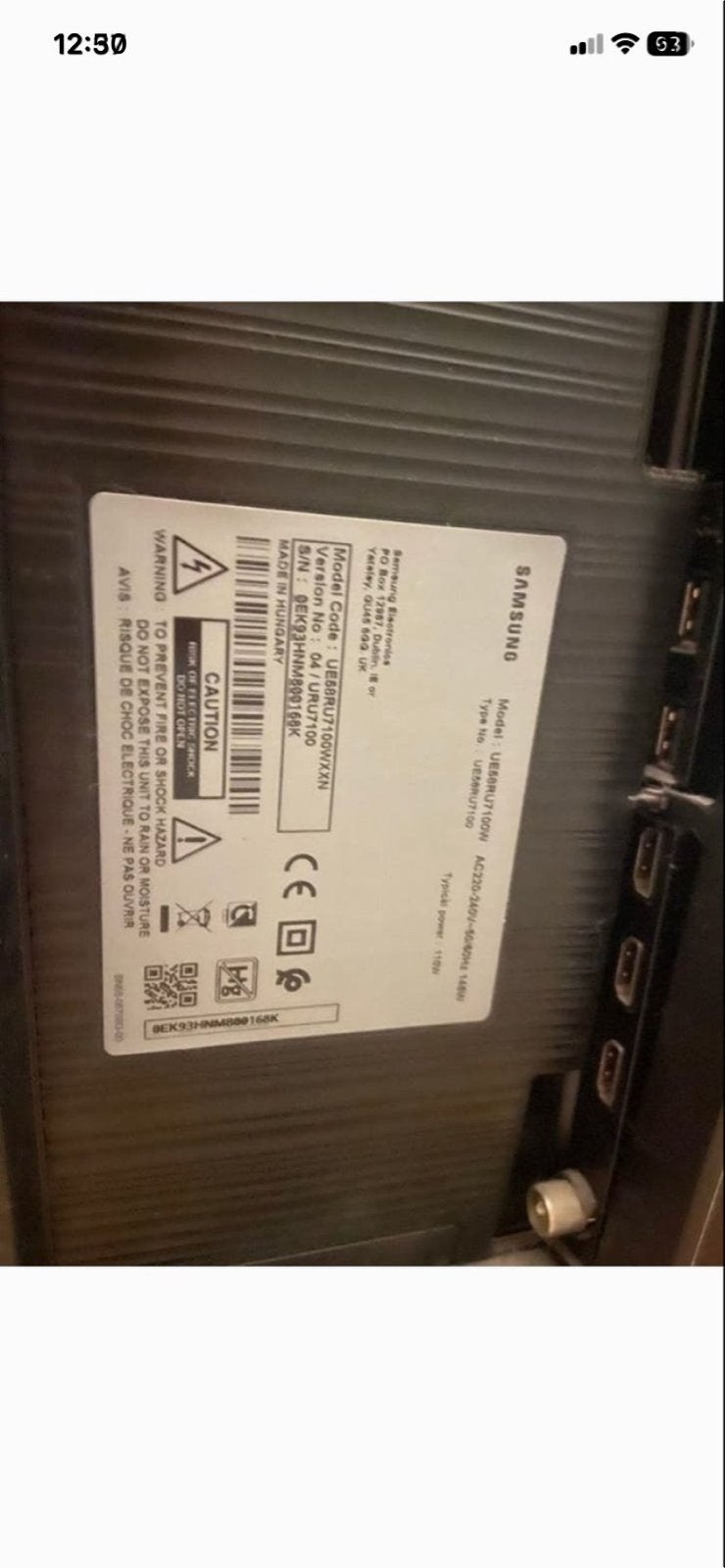 Samsung UE43NU7090S 4K UHD Smart TV - Defect, LED, 50 Hz, Ophalen of Verzenden, Samsung