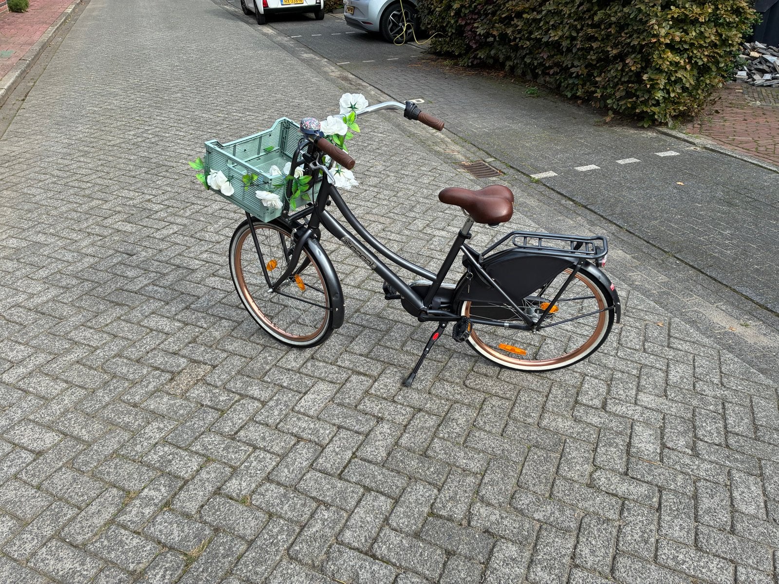 Popal meiden fiets 20 inch, Fietsen en Brommers, Ophalen, Terugtraprem, Zo goed als nieuw, Handrem