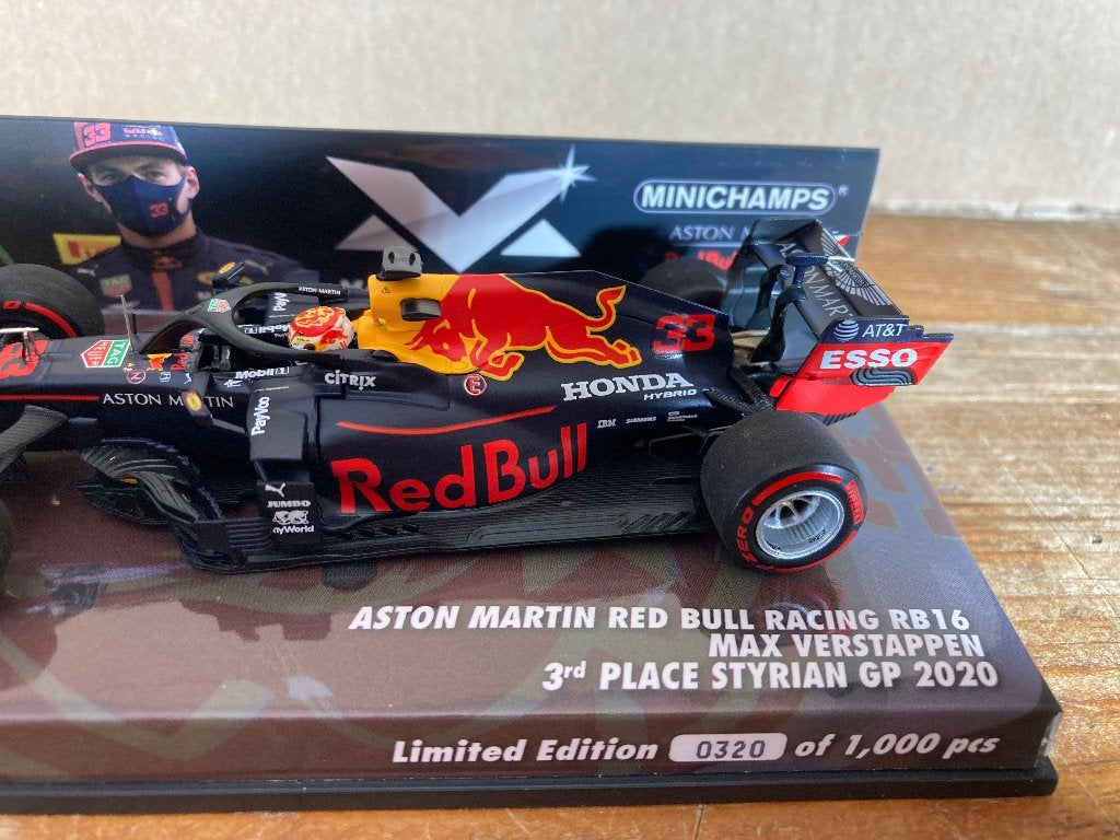 Max Verstappen 1:43 3rd Place Styrian GP 2020 editie 51, Ophalen of Verzenden, Nieuw, Formule 1