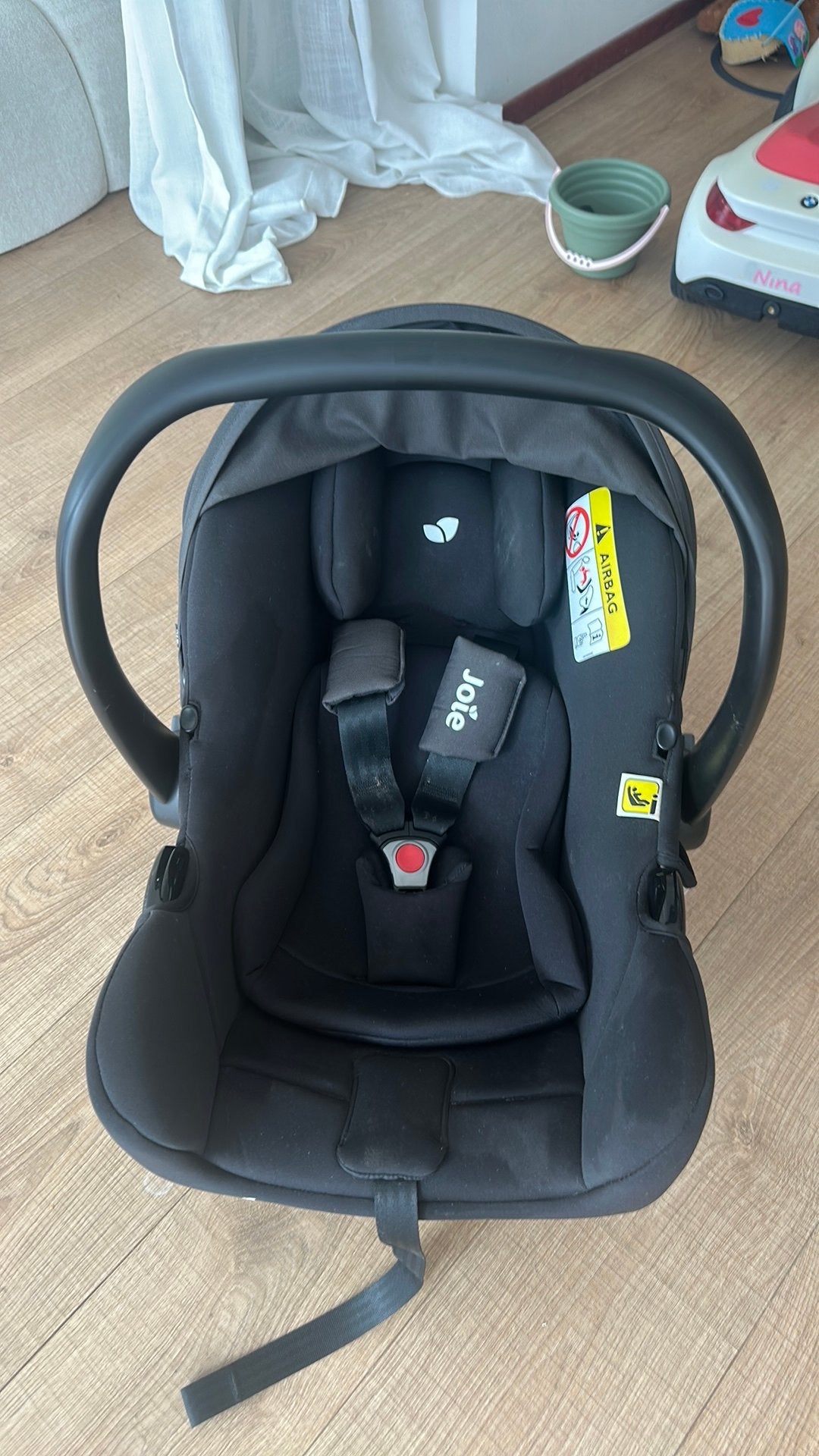 Autostoel i-Snug 2 Joie, 0 t/m 13 kg, Ophalen, Overige merken, Gebruikt