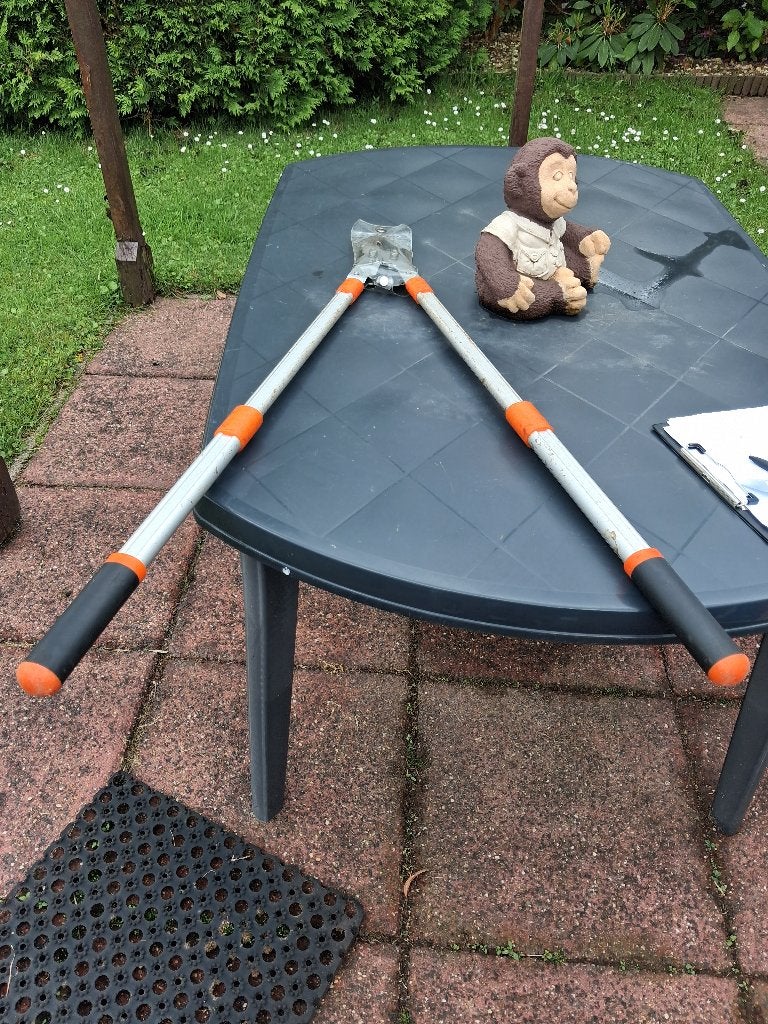 Telescopische takkenschaar, Ophalen, Gebruikt, 20 t/m 29 mm, Telescopisch