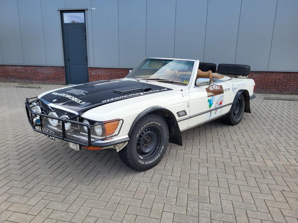 Mercedes-Benz 350 SL CABRIO AUTOMAAT WIT 1972, Gebruikt, 8 cilinders, Beige, Handgeschakeld