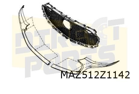 Mazda 3 (3/19-) Sierlijst grille Rechts (bij koplampsproeier