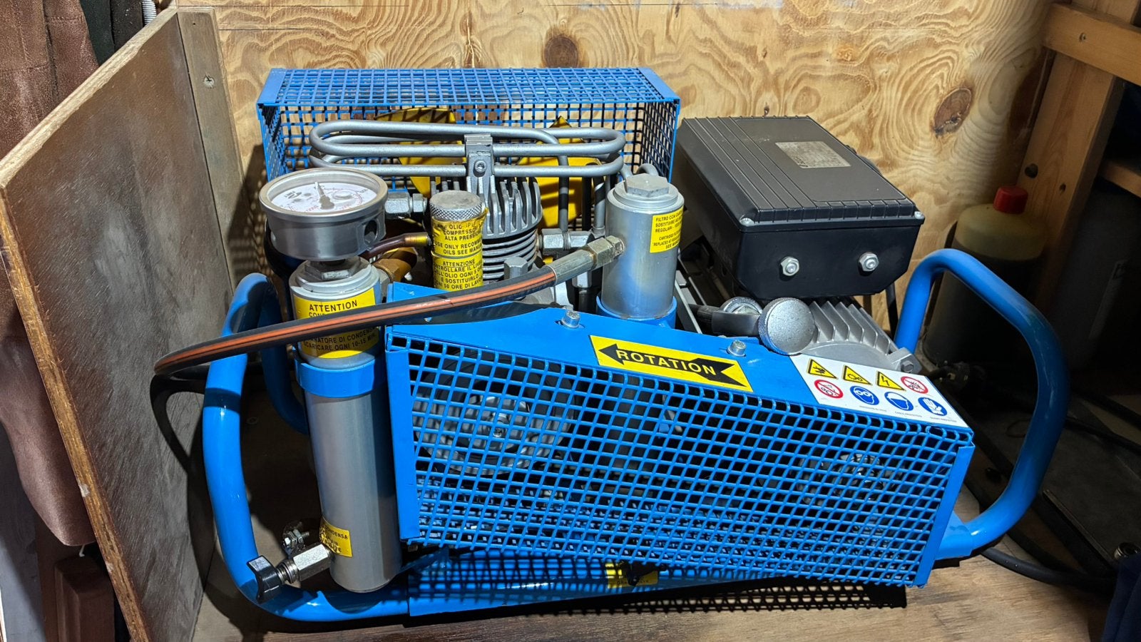 Holuch compressor, Watersport en Boten, Duiken, Ophalen, Gebruikt