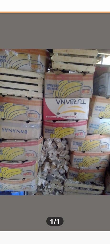 Bananen doos hout, Minder dan 3 m³, Ophalen of Verzenden