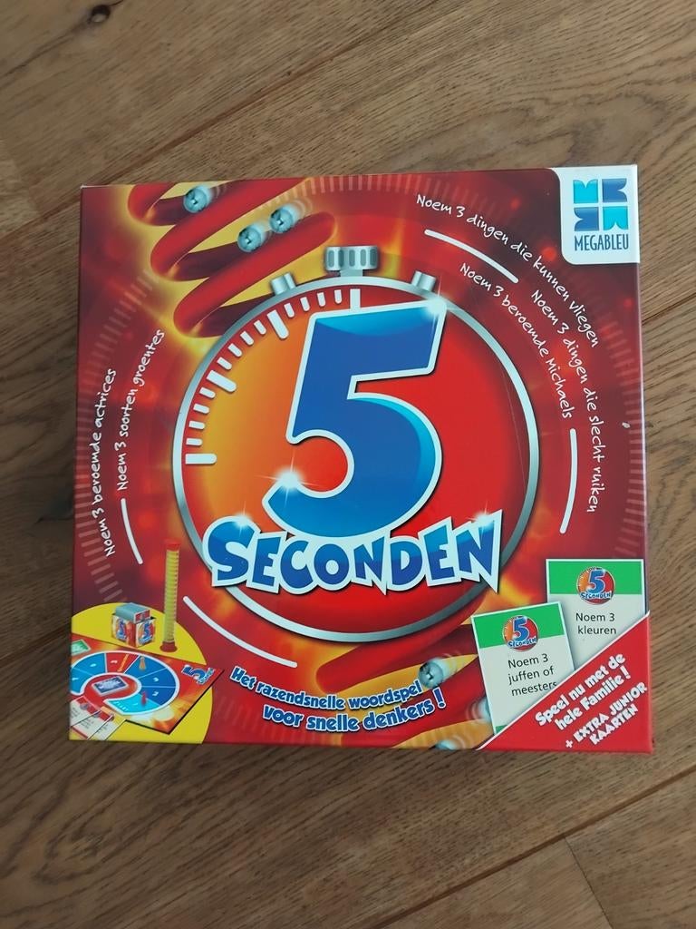5 seconden gezelschapsspel, Hobby en Vrije tijd, Vijf spelers of meer, Ophalen, Gebruikt