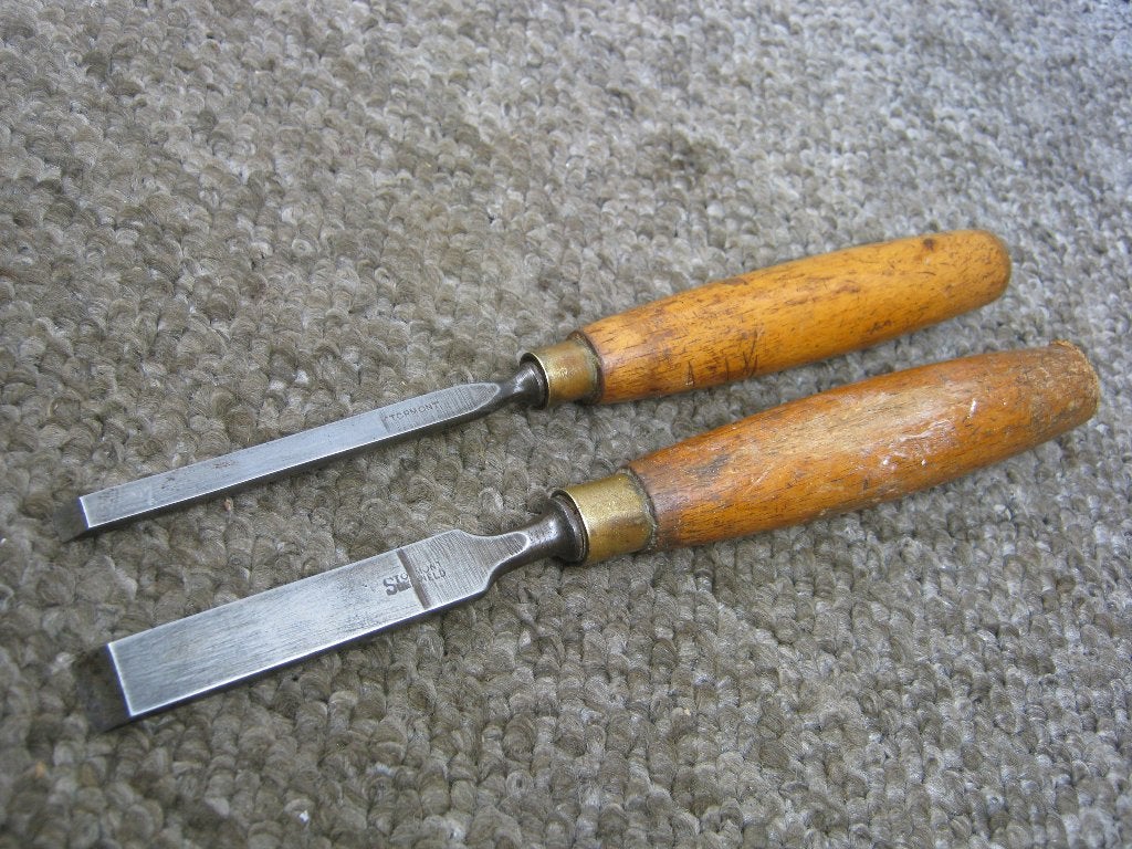 Beitels. 2 stuks. Stormont, Sheffield, Verzenden