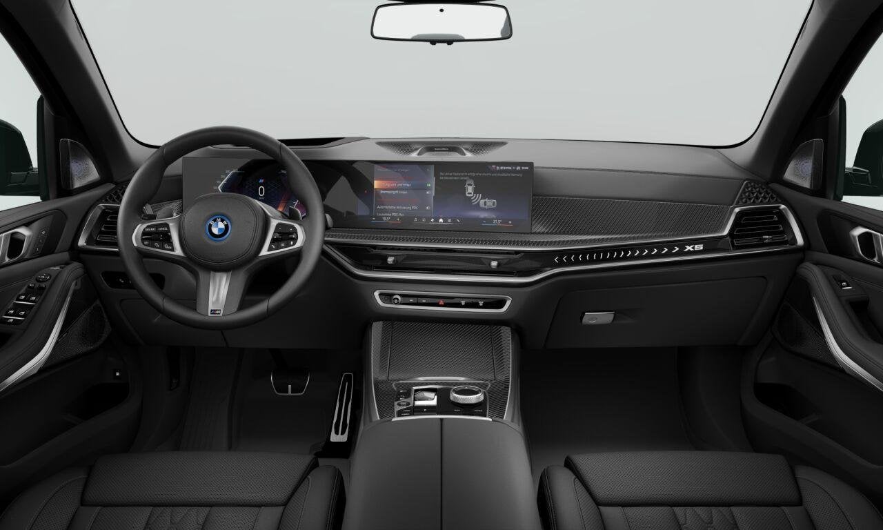 BMW X5 xDrive50e M Sportpakket | Comfort Pack | Comfort plus, Auto's, Automaat, Lichtsensor, 2395 kg, Zwart