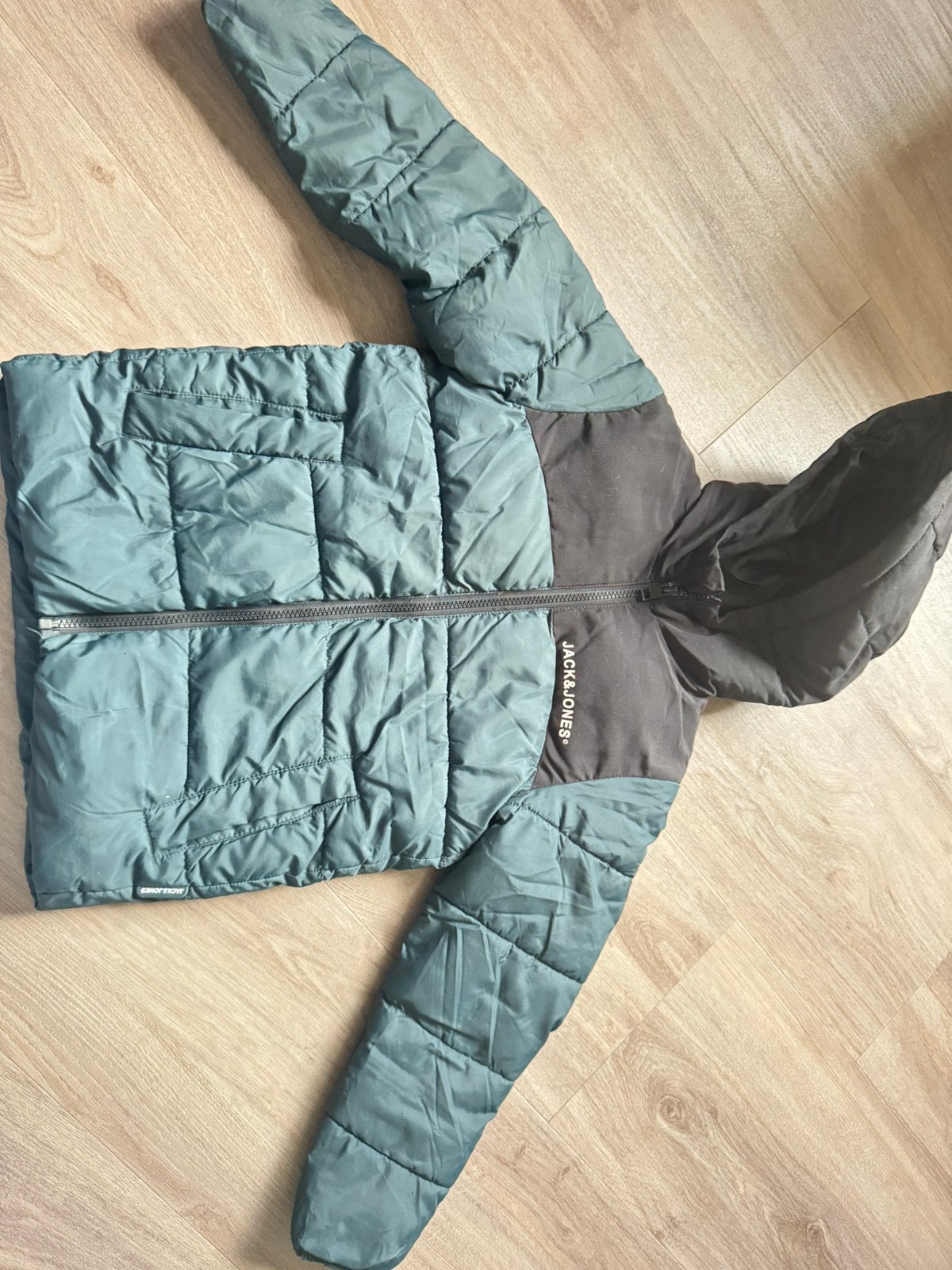 Winterjas Jack&Jones maat 128, Ophalen of Verzenden, Gebruikt, Jongen, Jas