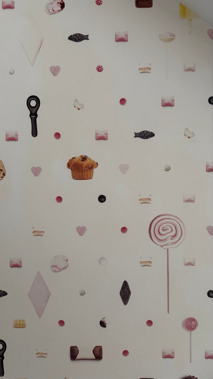 KEK Amsterdam Behang Mixed Candy 1 rol, Ophalen, Nieuw, Wit