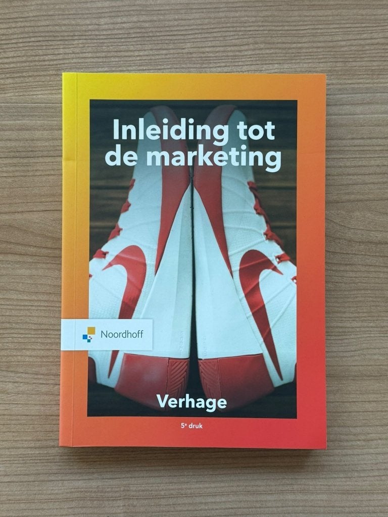 Inleiding tot de marketing – Verhage – 5e druk, Noordhoff, Zo goed als nieuw, Beta, HBO