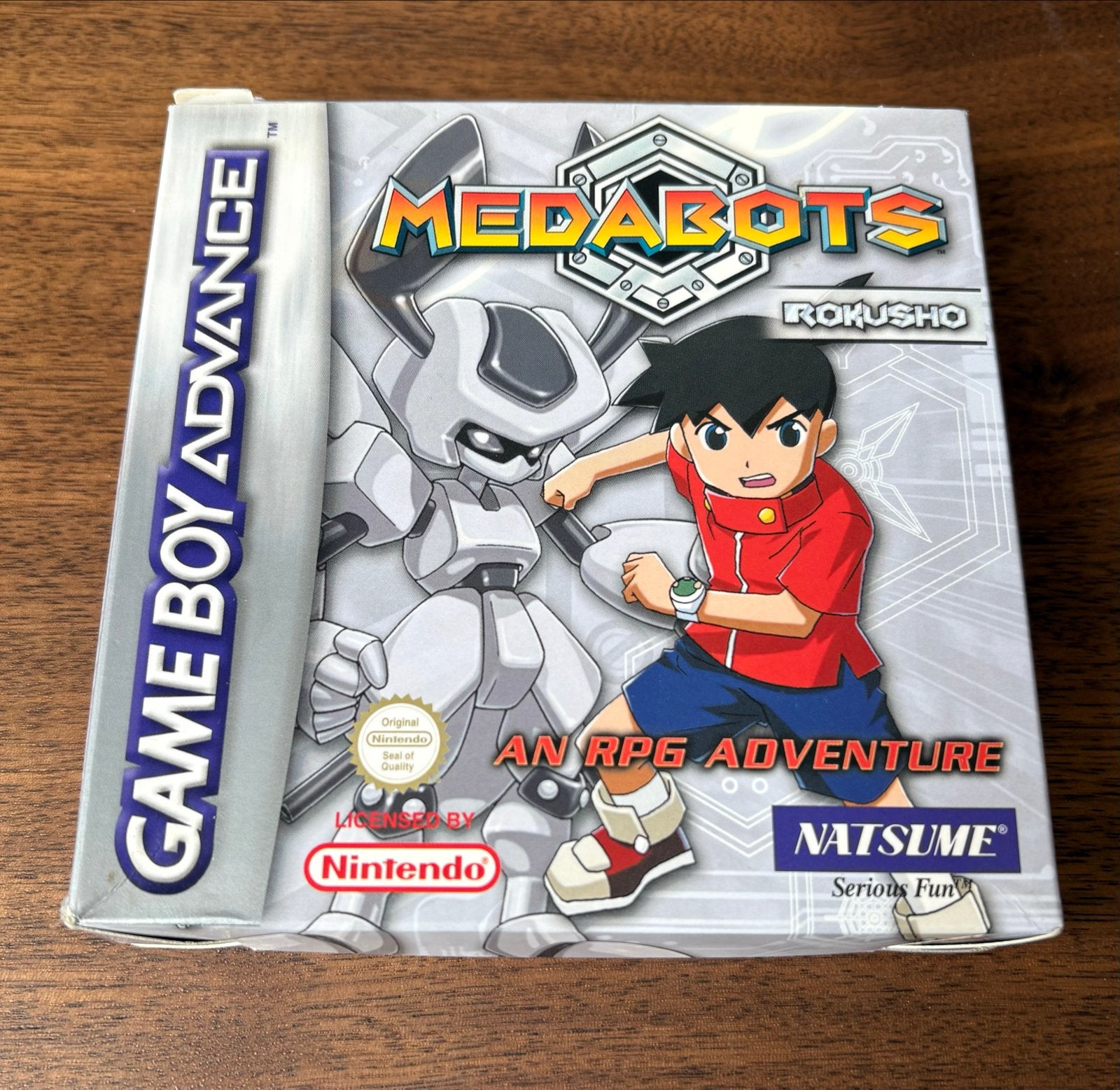 Medabots Rokushou Game Boy Advance (GBA) - Klein scheurtje d, Spelcomputers en Games, 1 speler, Ophalen of Verzenden, Zo goed als nieuw