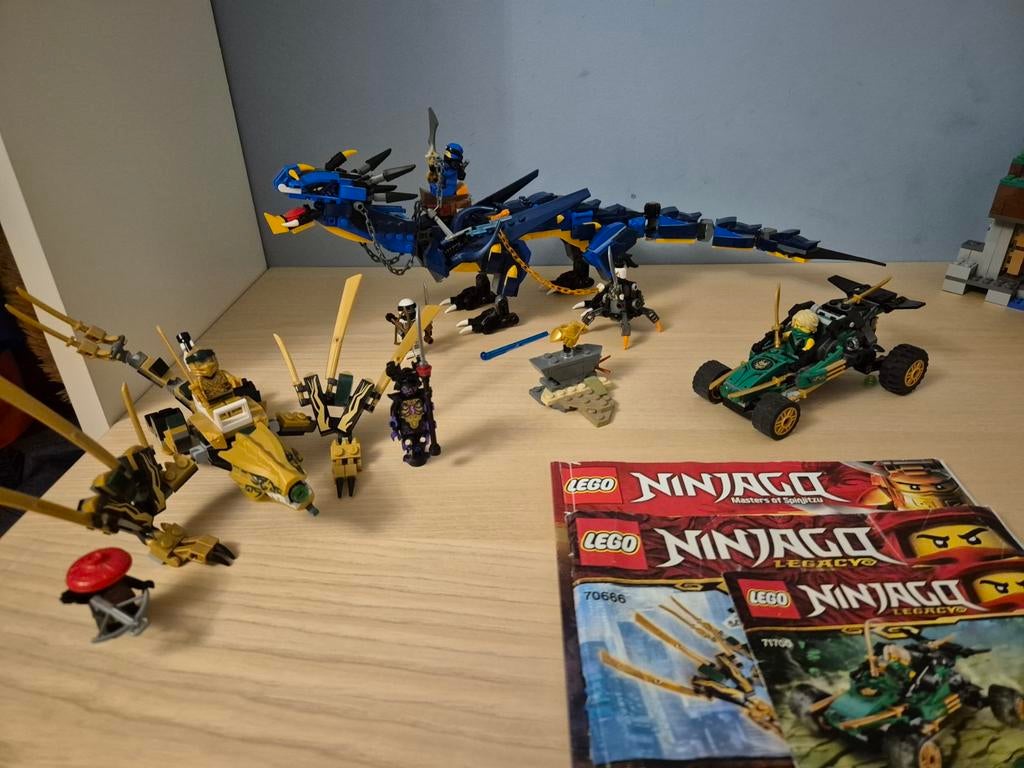 LEGO Ninjago sets 70652, 70666, 71700, Compleet, Lego, Ophalen of Verzenden, Zo goed als nieuw