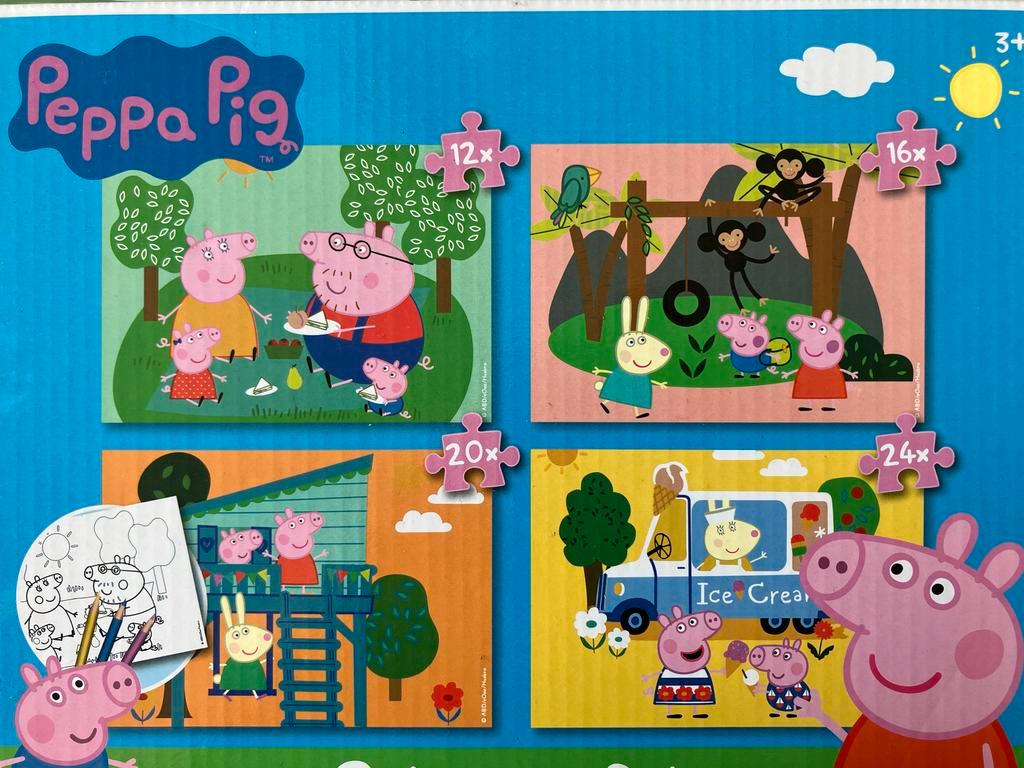 Peppa Pig puzzels, Ophalen, Minder dan 500 stukjes, Gebruikt, Legpuzzel