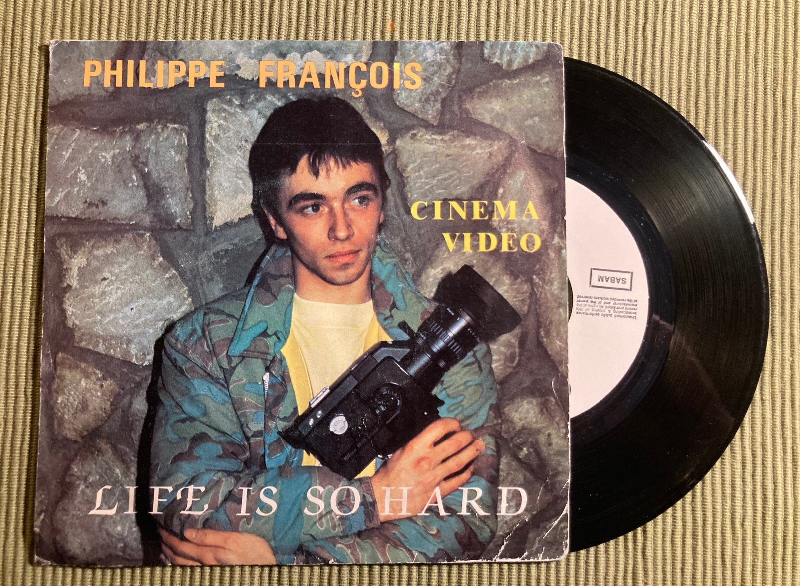 Vinyl single Philippe François - Cinema Video, Gebruikt, 7 inch, Ophalen of Verzenden, Pop