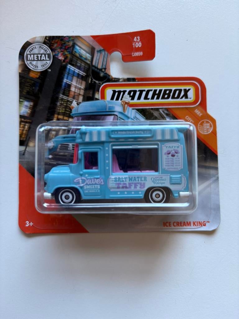 Matchbox Ice Cream King (43/100) – nieuw in verpakking, Ophalen of Verzenden, Zo goed als nieuw, Auto
