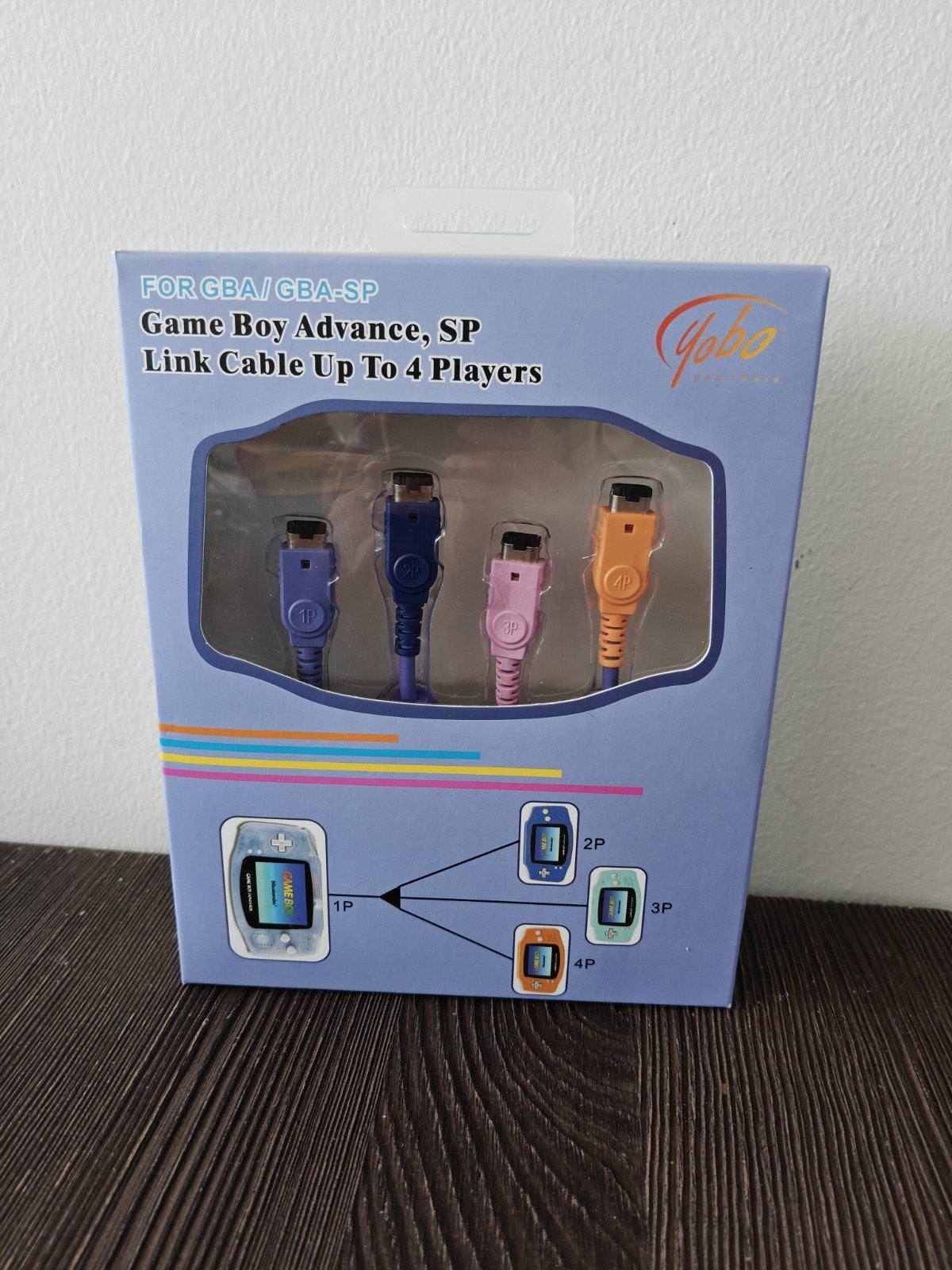 Game Boy Advance/SP Link Kabel - Tot 4 Spelers, 1 speler, Onbekend, Nieuw, Yobo