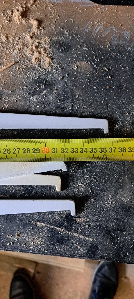 Plankdrager voor wandrail enkel - wit gelakt, Ophalen of Verzenden, Nieuw