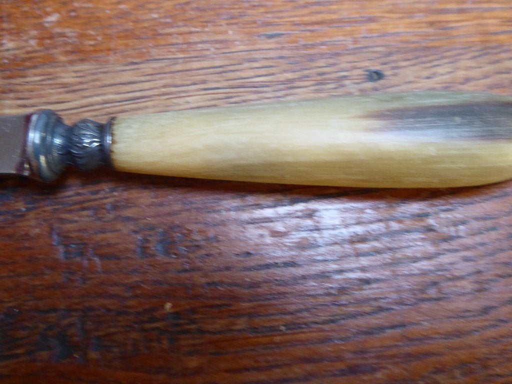 Art deco botermesje met bakeliet, Ophalen of Verzenden
