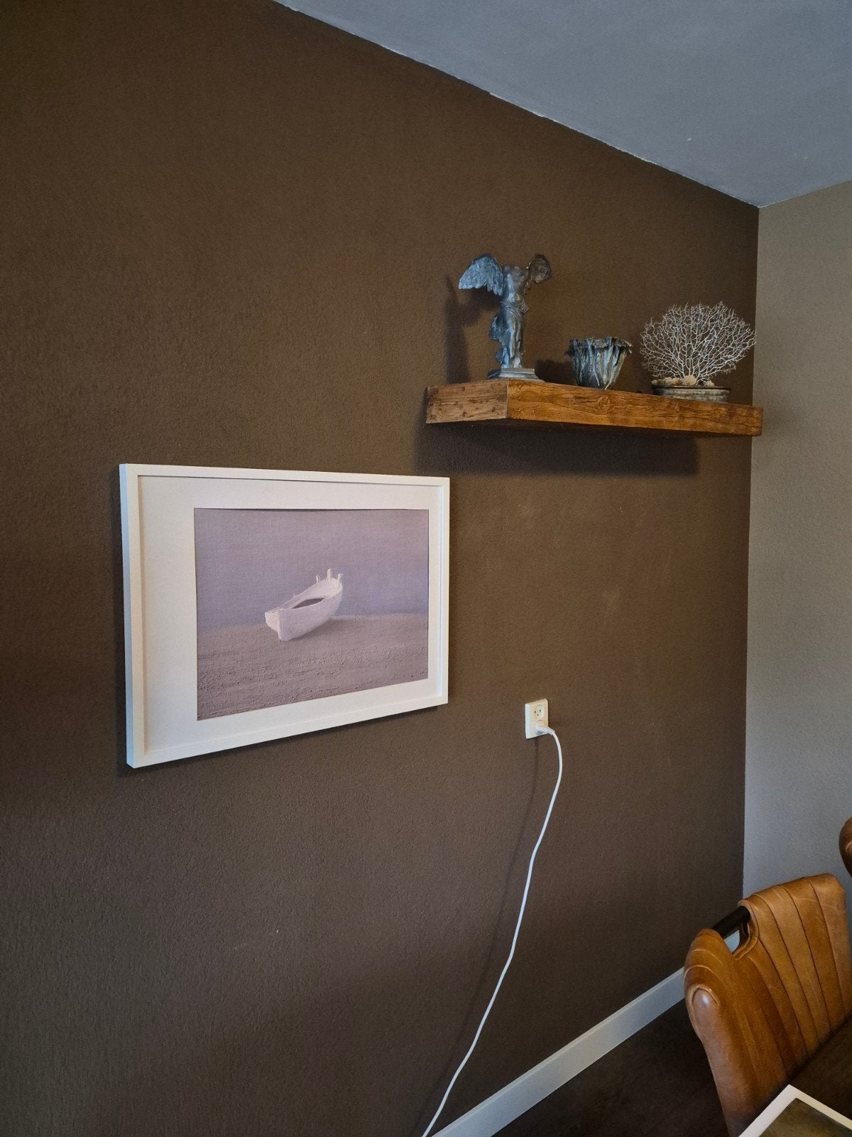 schilderij met boot