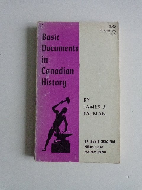 16573-6-3 :Basic ducuments in Canadian history - J.Talman, Ophalen of Verzenden, Gelezen, Overige gebieden