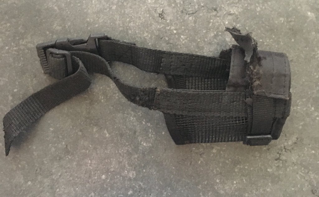Ferplast muilkorf muzzle net S, Dieren en Toebehoren, Ferplast, Ophalen of Verzenden, Gebruikt, Muilkorf