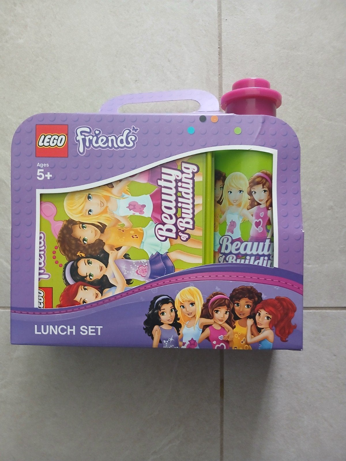 Nieuw LEGO Friends Lunchset - Broodtrommel & Drinkfles, Ophalen of Verzenden, Nieuw