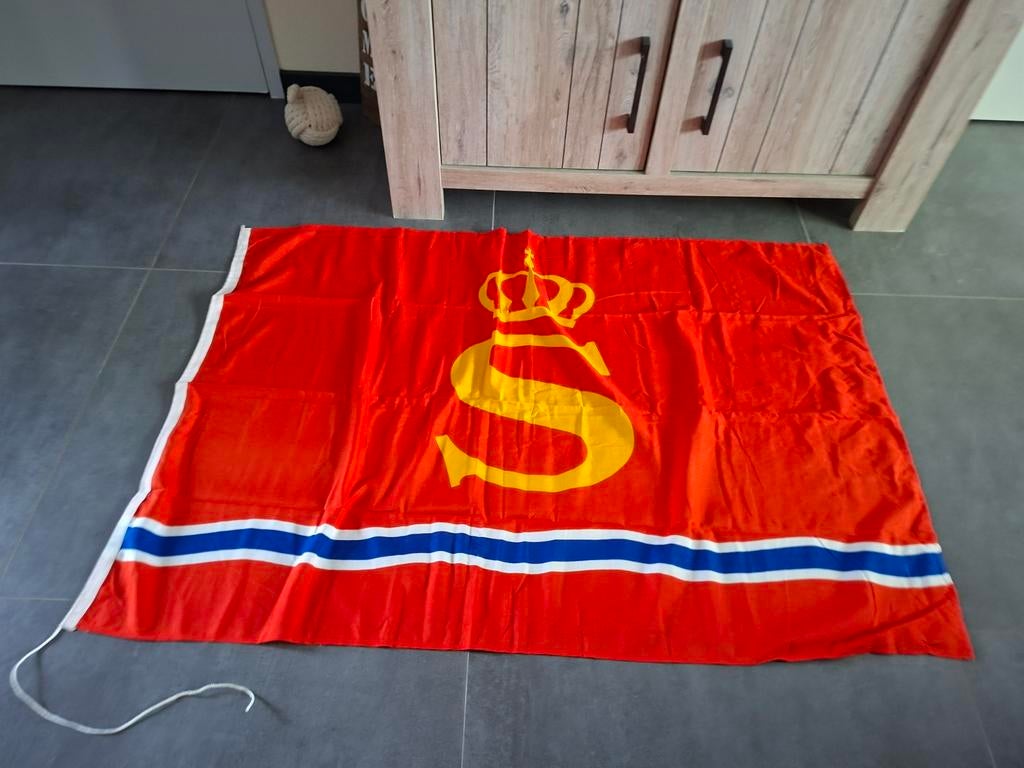 Scheepvaart vlag s, Ophalen of Verzenden, Zo goed als nieuw, Reclamebord