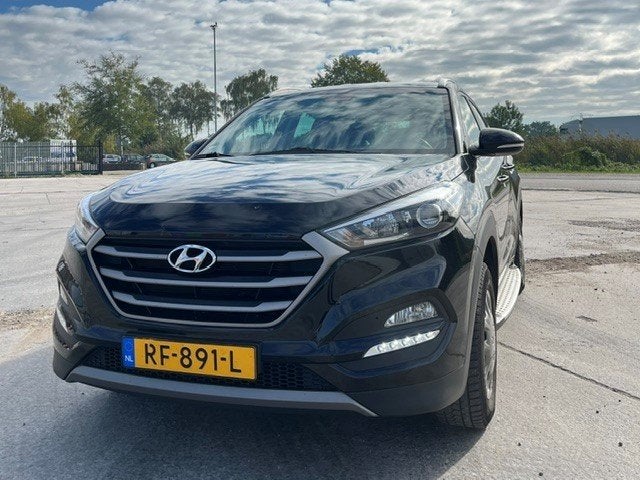 Hyundai Tucson 1.6 GDi 132pk 2016 Zwart, Voorwielaandrijving, Stof, 4 cilinders, 75 €/maand