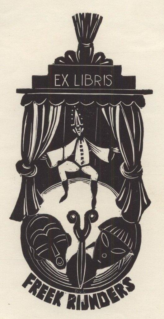 0294 Ex Libris Nederland : Dirk Govert van Luijn, 1962, Verzenden