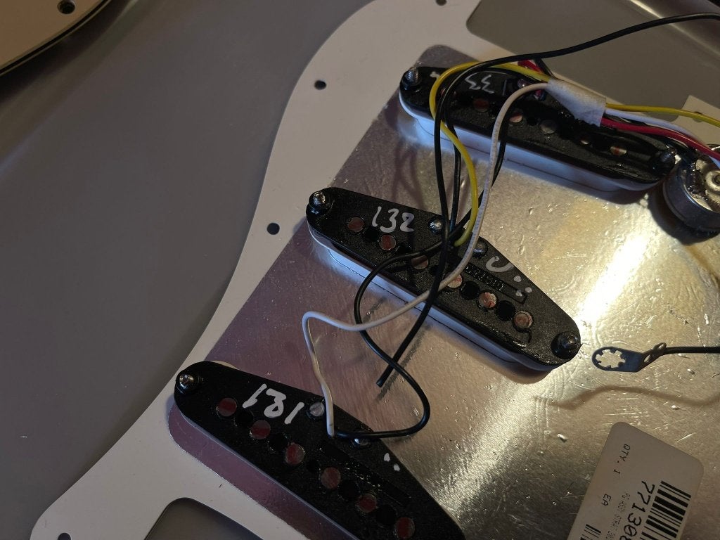 Slagplaat FENDER volledig loaded, Ophalen of Verzenden, Gebruikt, Elektrische gitaar