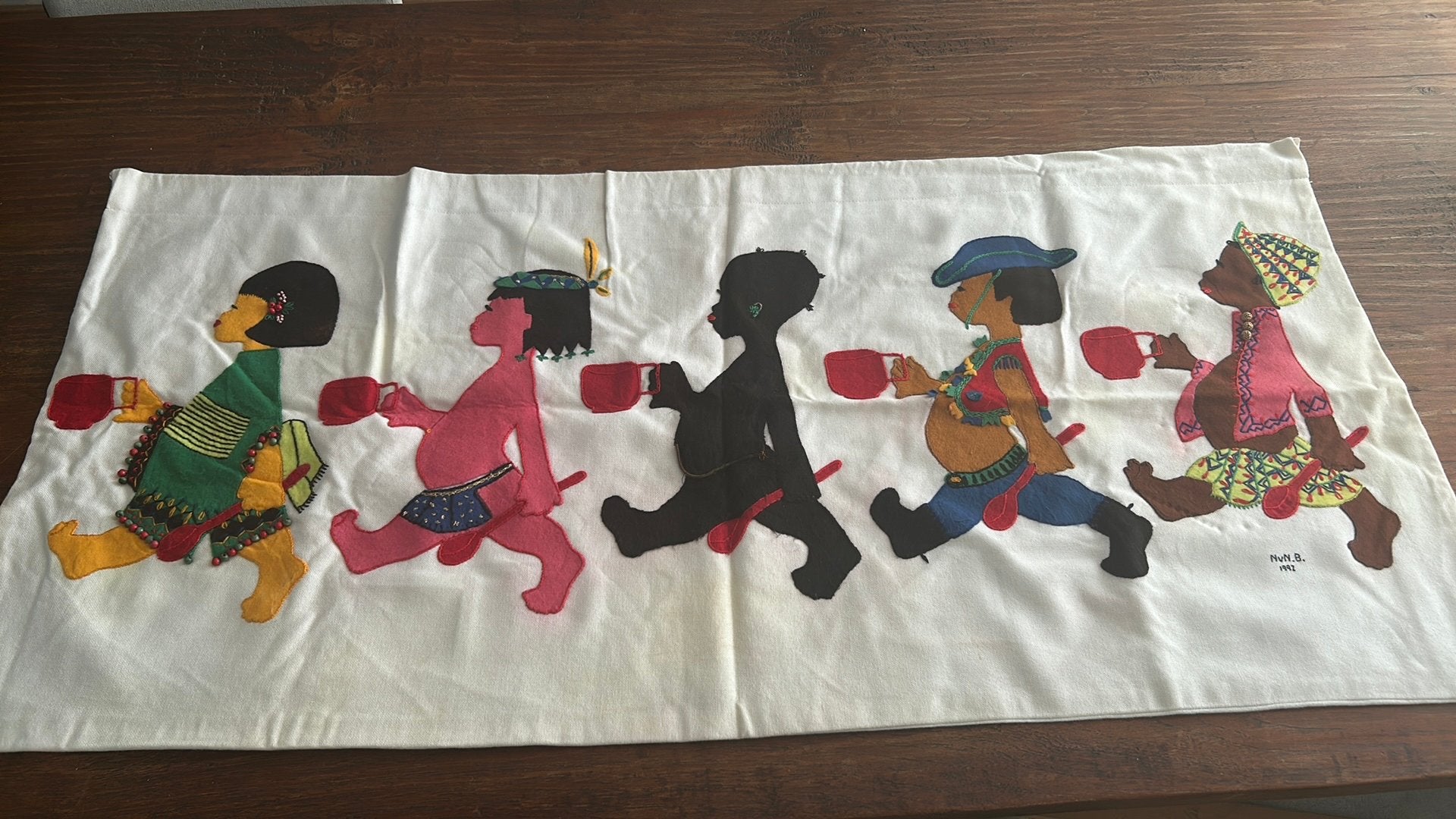 Wandkleed vintage kinderkamer, Ophalen of Verzenden, Zo goed als nieuw