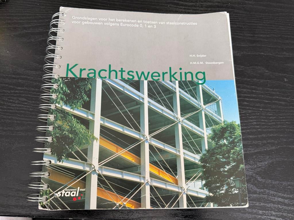 Krachtswerking: Staalconstructies HH Snijder, Boeken, Studieboeken en Cursussen, Zo goed als nieuw, HBO, Beta, Ophalen of Verzenden