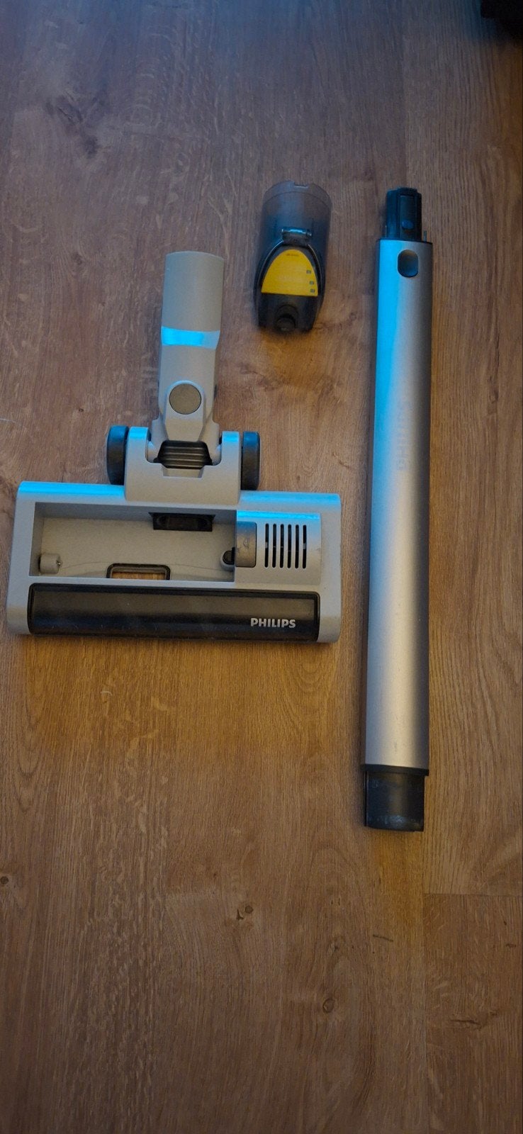 Philips Steelstofzuiger onderdelen. T-EB113A en oplader., Witgoed en Apparatuur, Draadloos, Gebruikt, Philips, Ophalen of Verzenden